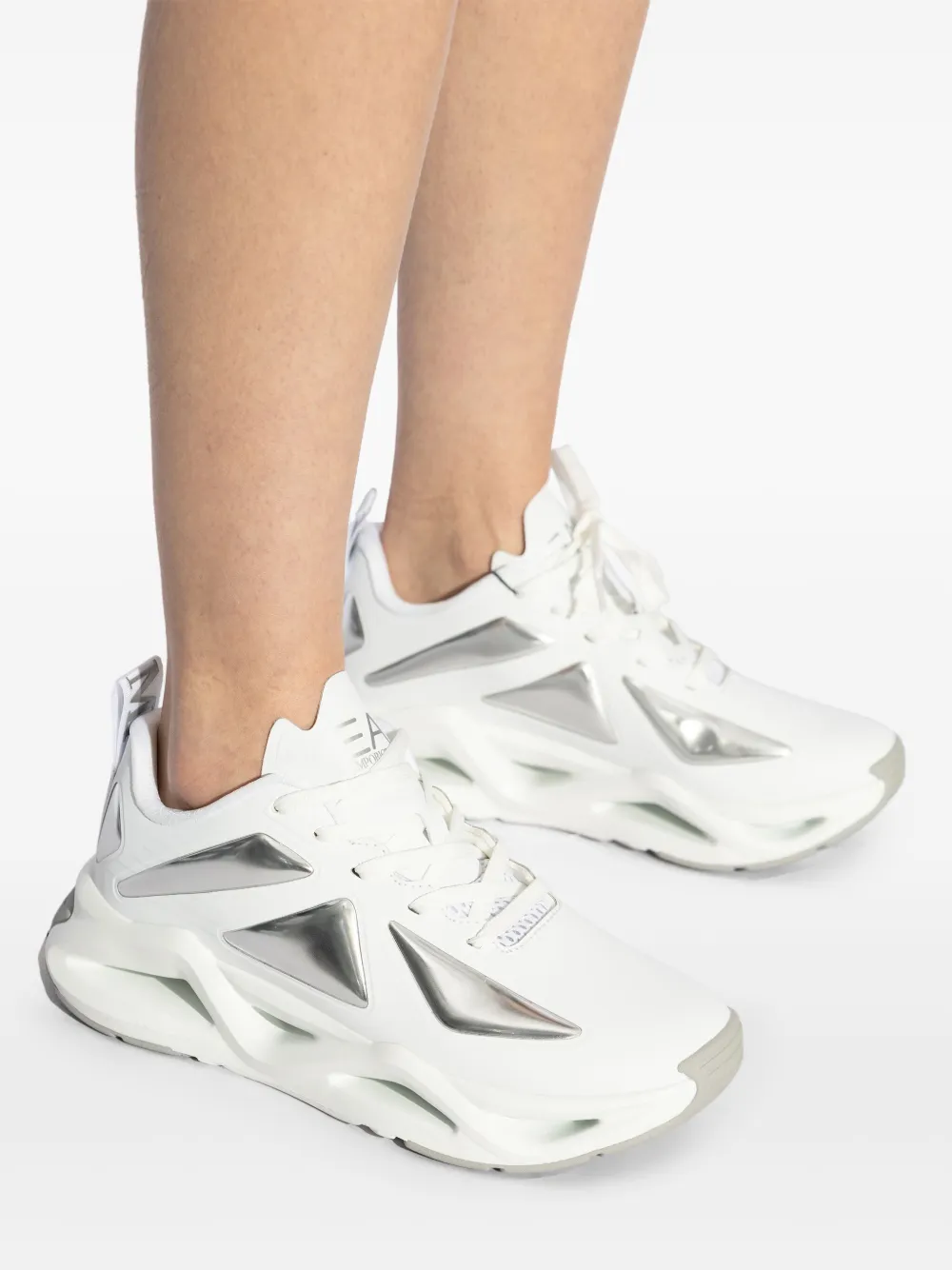 Ea7 Emporio Armani chunky-sole sneakers White