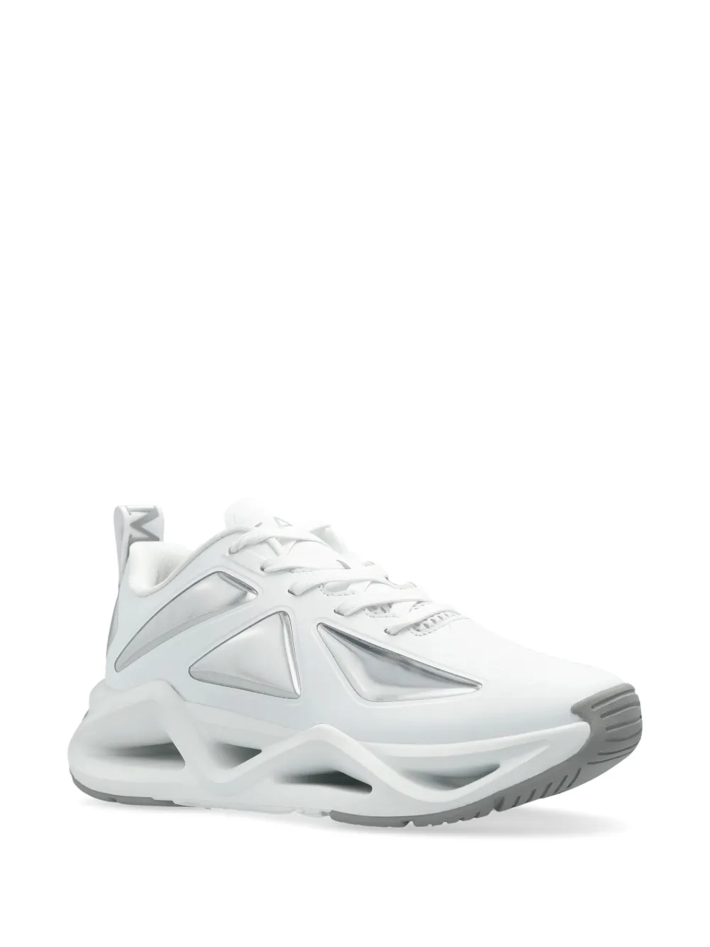 Ea7 Emporio Armani Sneakers met chunky zool - Wit