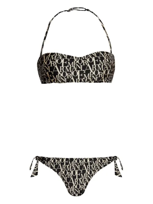 Bikini à logo imprimé - Emporio Armani - Modalova
