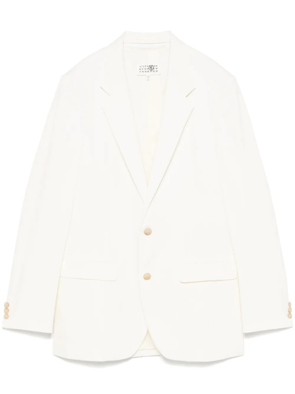 MM6 Maison Margiela Twill blazer Beige