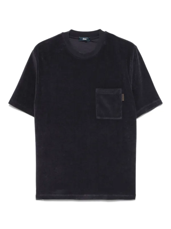 Herno★ファインニットTシャツ Herno ファインニット Tシャツ | ブルー | FARFETCH JP