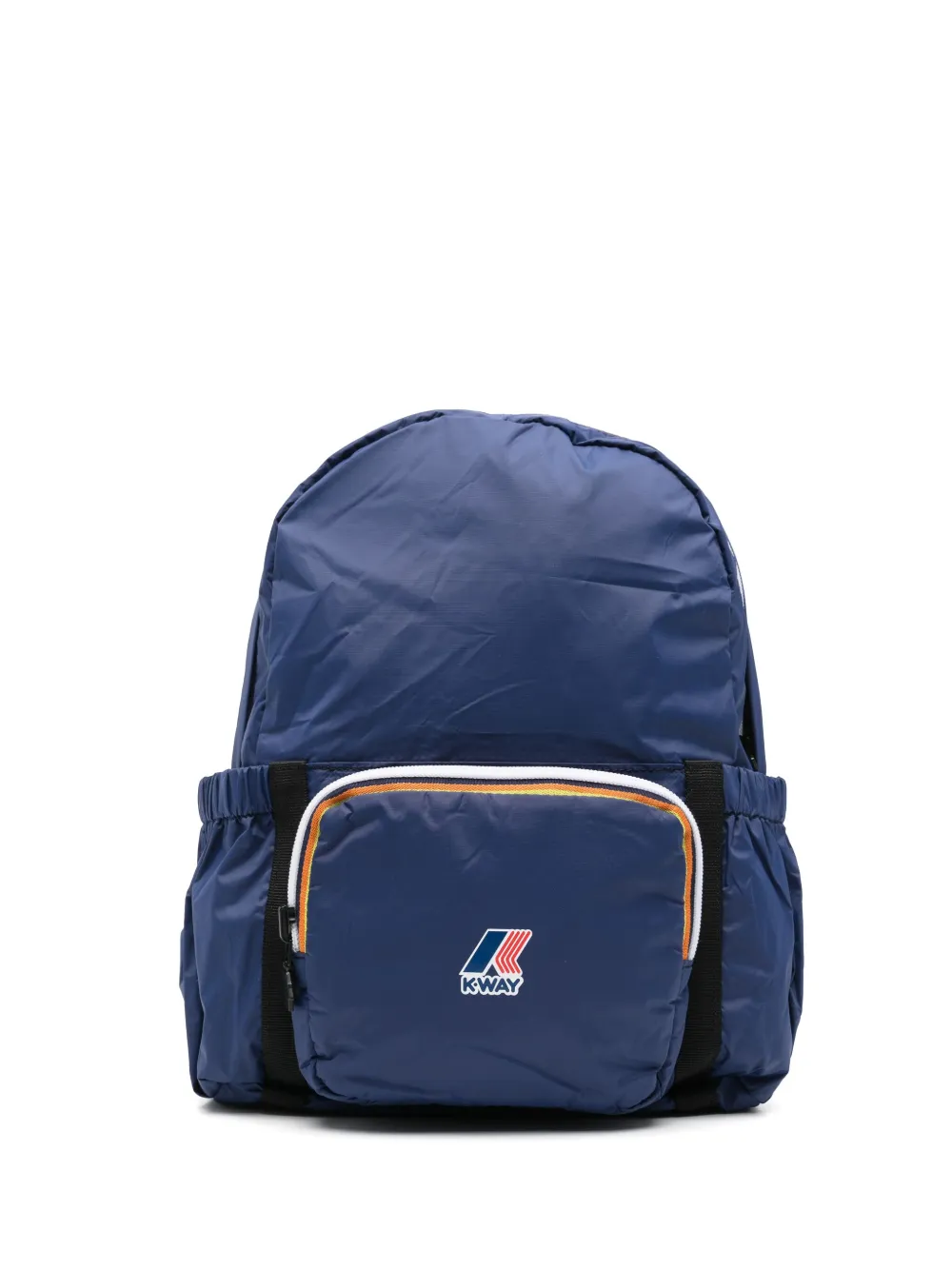 K Way Kids Rugzak met logoprint Blauw