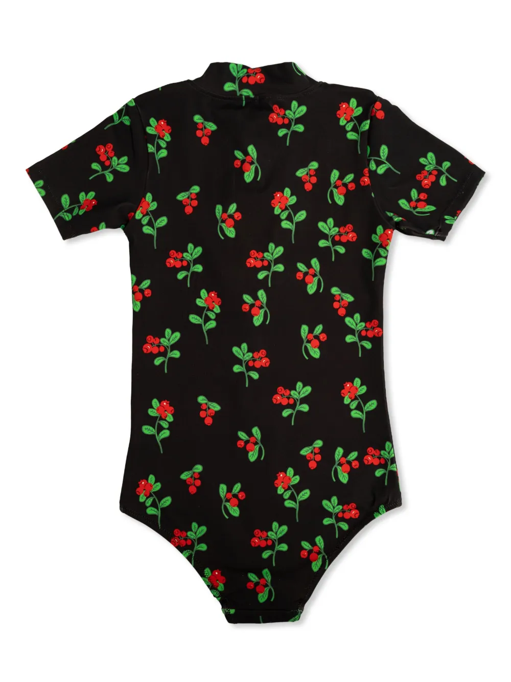 Mini Rodini Badpak met korte mouwen Zwart