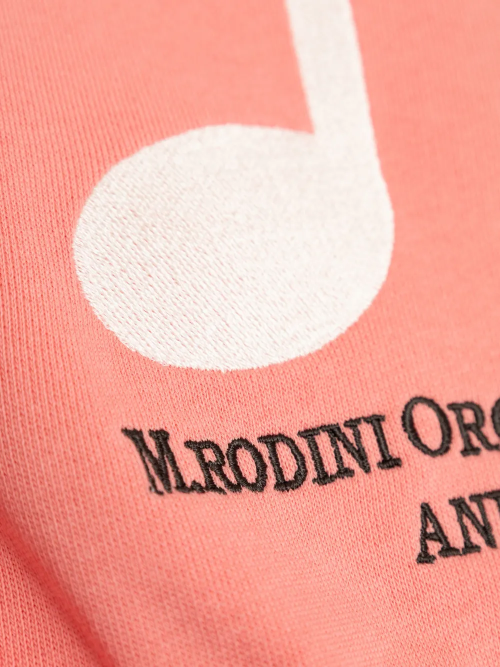 Mini Rodini Note sweater Roze