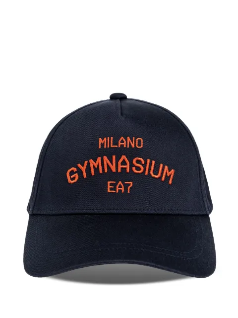 Ea7 Emporio Armani logo-embroidered cap