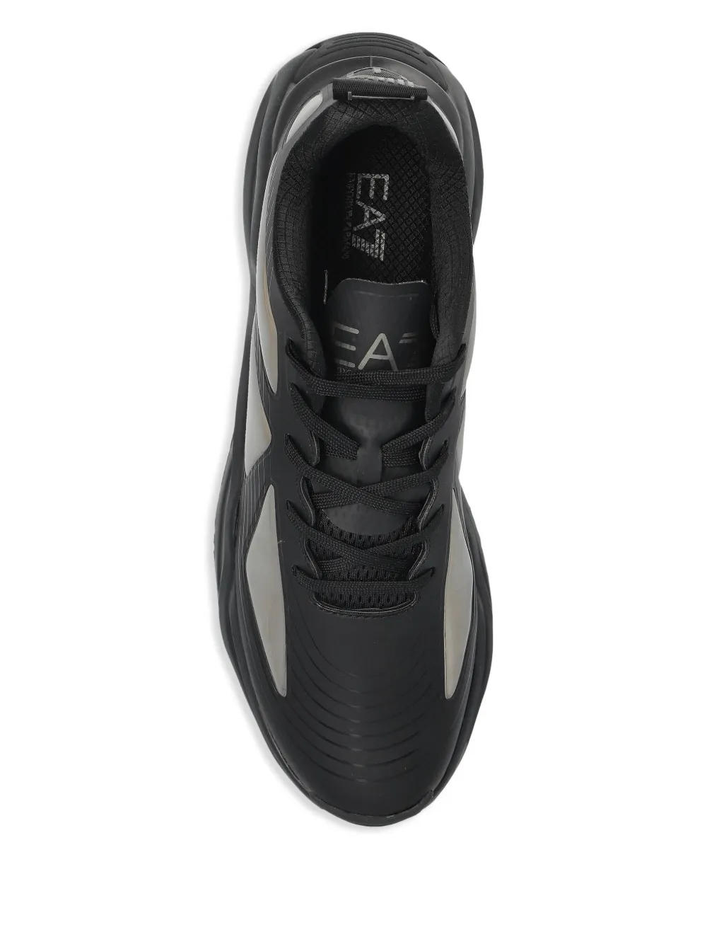 Ea7 Emporio Armani lace-up sneakers Black