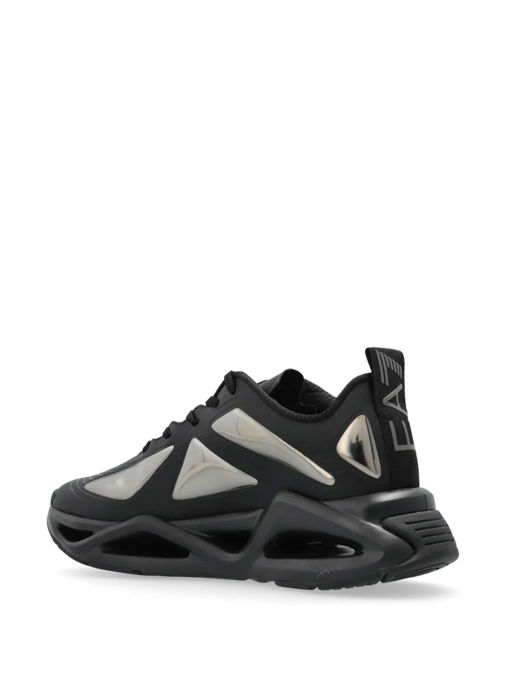 Ea7 Emporio Armani lace-up sneakers Black