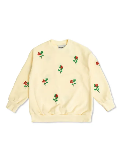 Mini Rodini sudadera con bordado floral