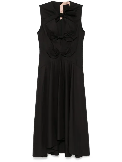 Nº21 bow-detail midi dress