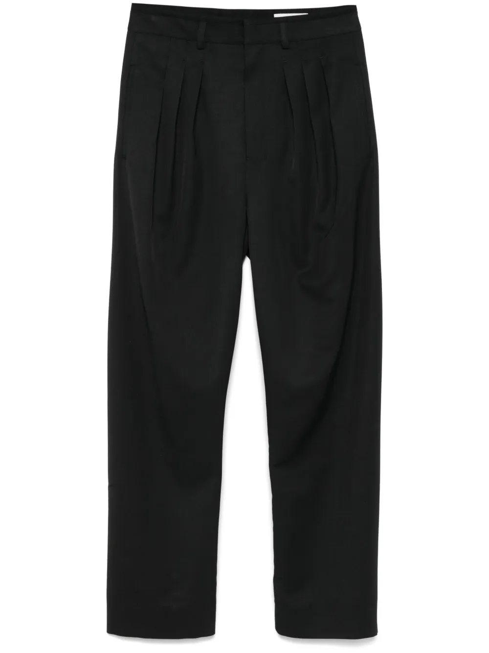 LEMAIRE Geplooide pantalon Zwart