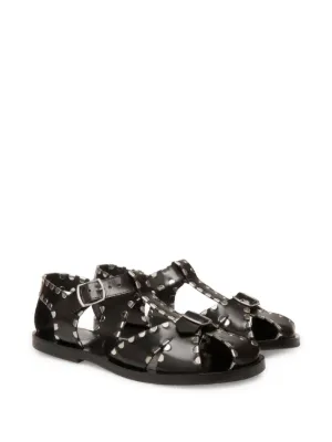 サンダル・ミュール BALLY Women Sandals WF0043 VT935 U901 Black Designer Leather Sandals and Slippers for Women | Bally