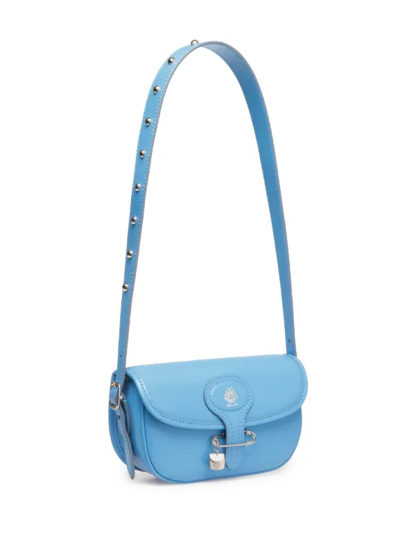 【関税&送料込】Bally Beckett Mini Shoulder Bag In Craquele Bally: Green Beckett Mini Bag | SSENSE