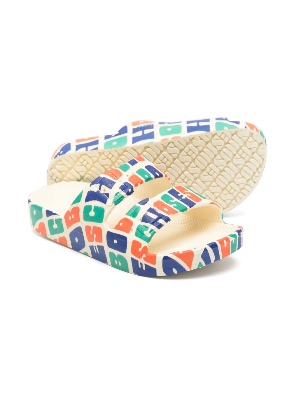 Bobo Choses Sandalen met logoprint - Beige