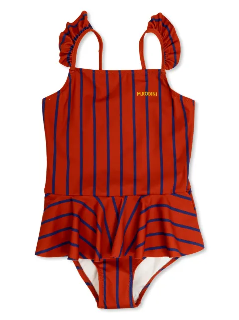 Mini Rodini traje de baño con rayas estampadas