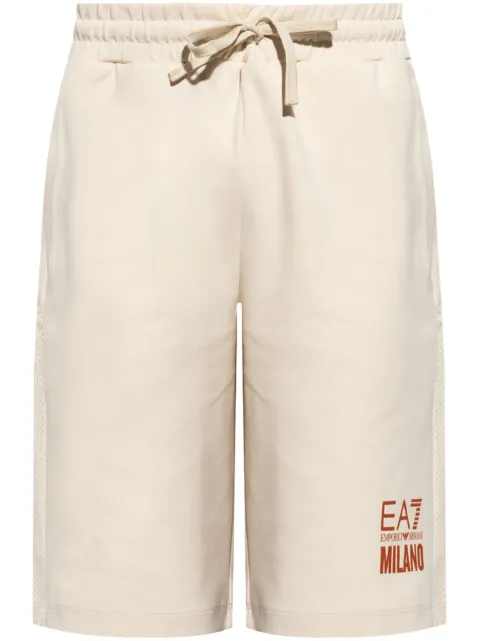 Ea7 Emporio Armani logo-print shorts