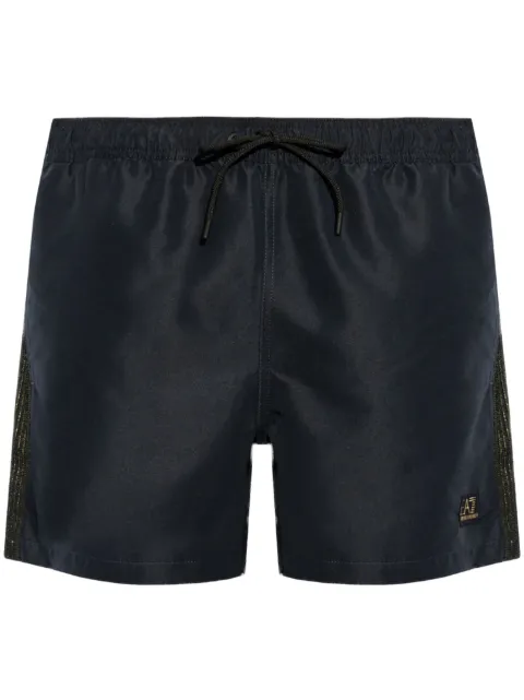 Ea7 Emporio Armani mesh-panel swim shorts