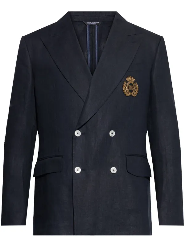 Dolce & Gabbana ダブルブレストジャケット Dolce & Gabbana ダブルジャケット | ブルー | FARFETCH JP