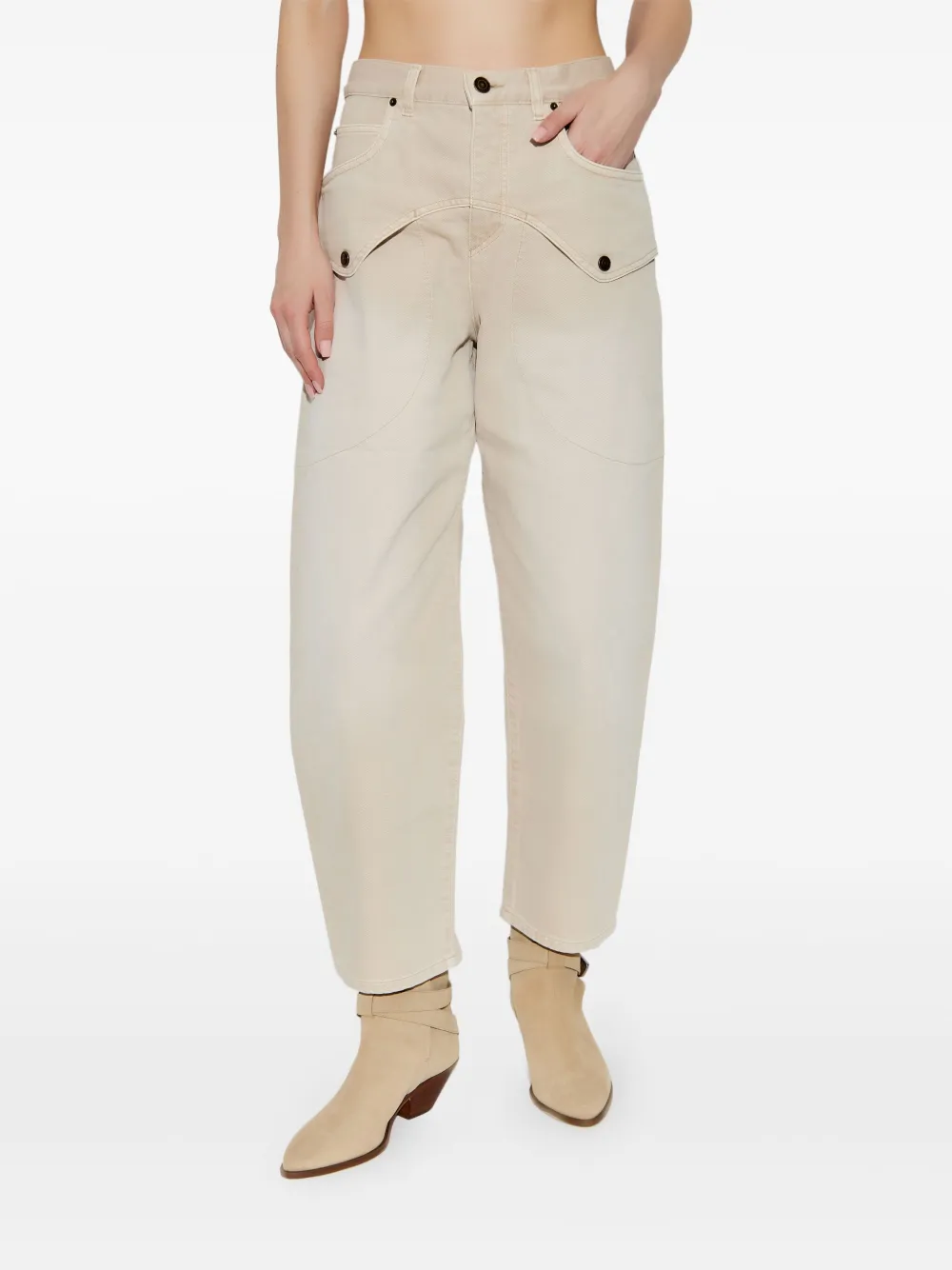 ISABEL MARANT Varda broek Beige