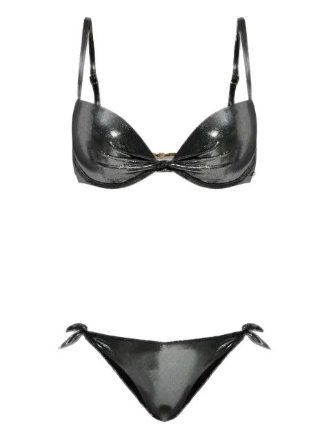 Emporio Armani sparkle-detail bikini