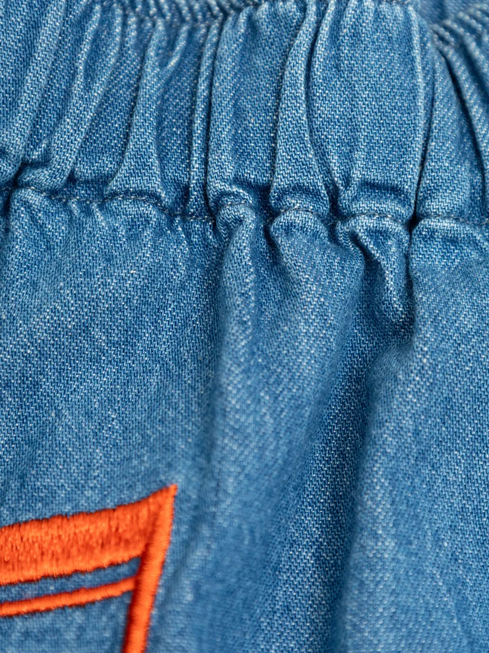 Shop Mini Rodini Denim Shorts In Blue
