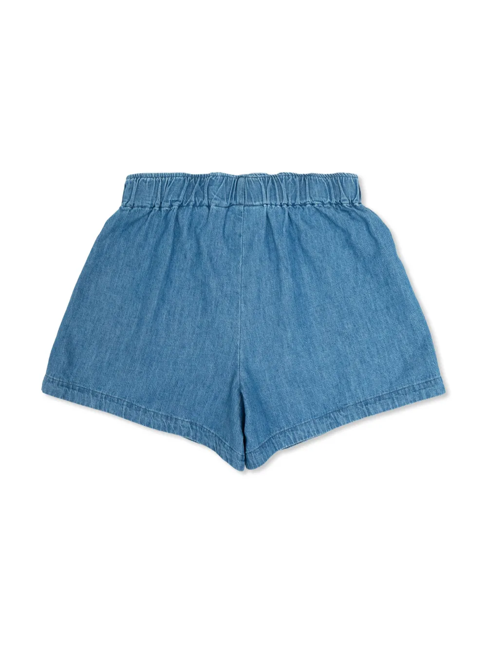 Shop Mini Rodini Denim Shorts In Blue