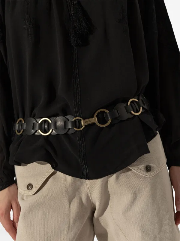 ISABEL MARANT Lota ベルト | ブラック | FARFETCH JP