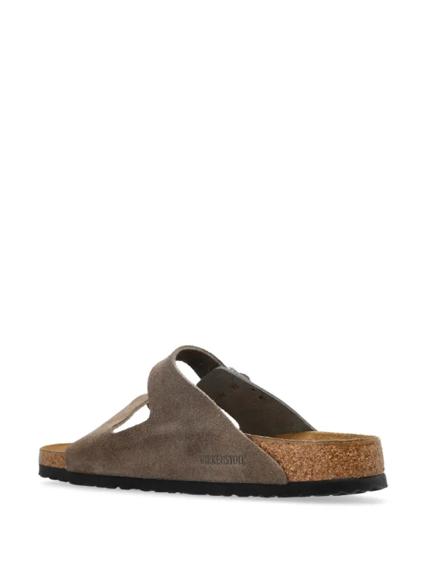 サンダル Birkenstock Grey Arizona Slippers Arizona zamsz Velvet grey | BIRKENSTOCK