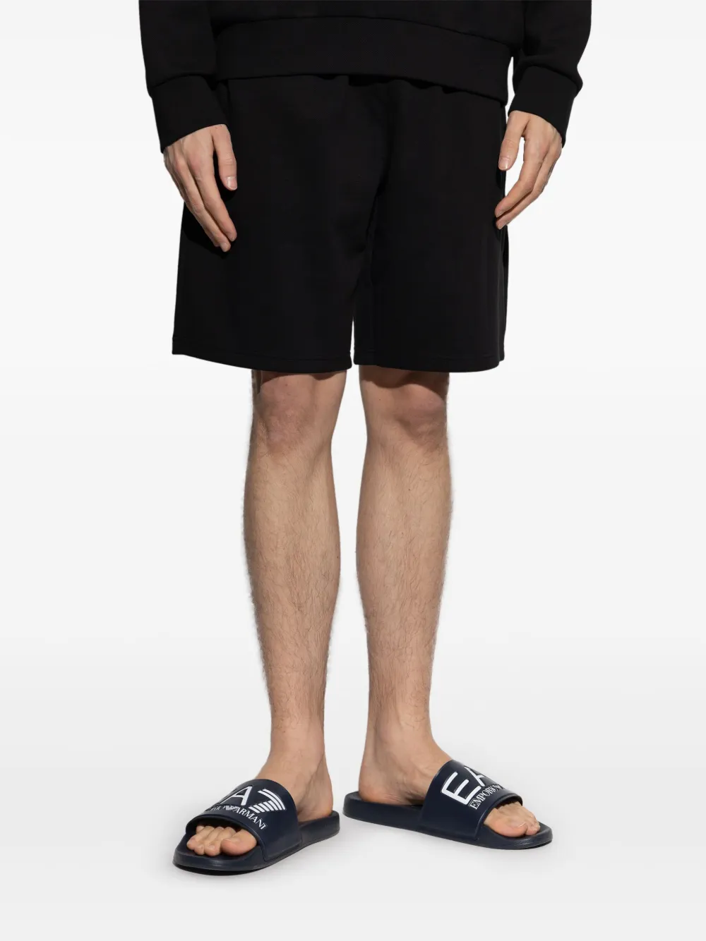 Emporio Armani Shorts met trekkoord Zwart
