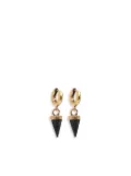 ISABEL MARANT charm-detail drop earrings - Black