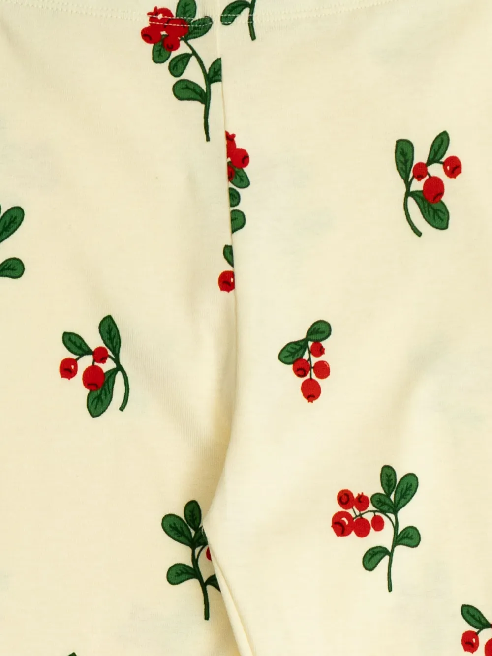 Mini Rodini Legging met kersenprint Wit