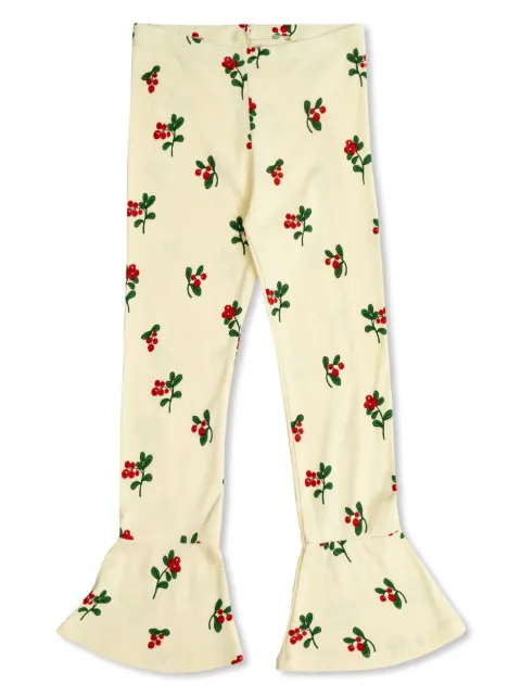 Mini Rodini leggins con cerezas estampadas
