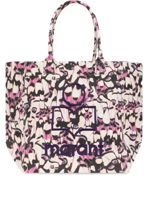 ISABEL MARANT patterned canvas tote bag