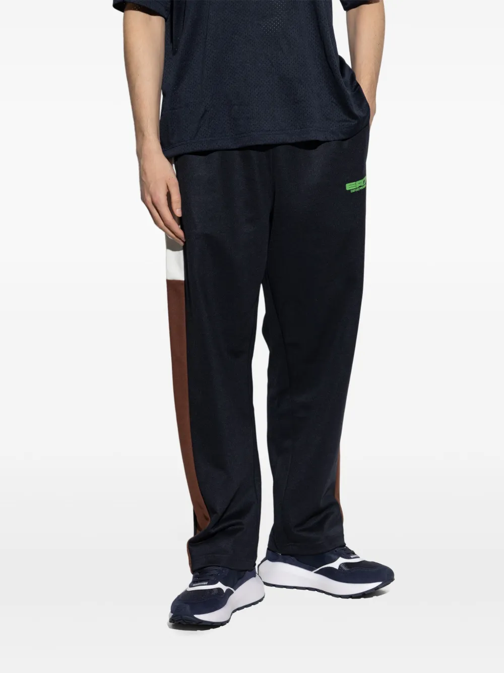 Ea7 Emporio Armani Trainingsbroek met vlakken Blauw