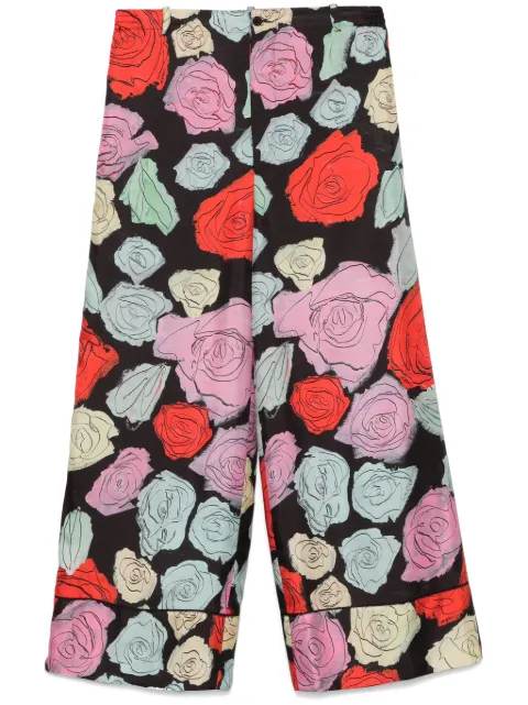Marni floral-print trousers