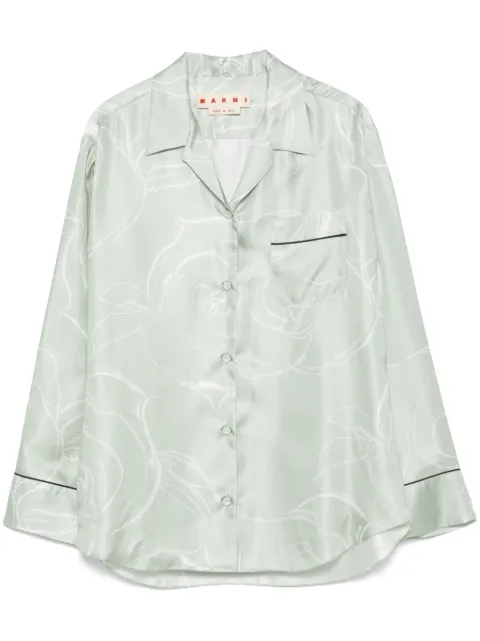 Marni printed silk shirt 