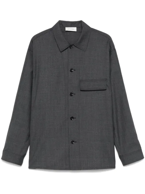 Chemise à boutonnière sur le devant ajustée - LEMAIRE - Modalova