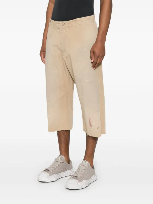 MM6 Maison Margiela paint-splatter Shorts | Neutrals | FARFETCH
