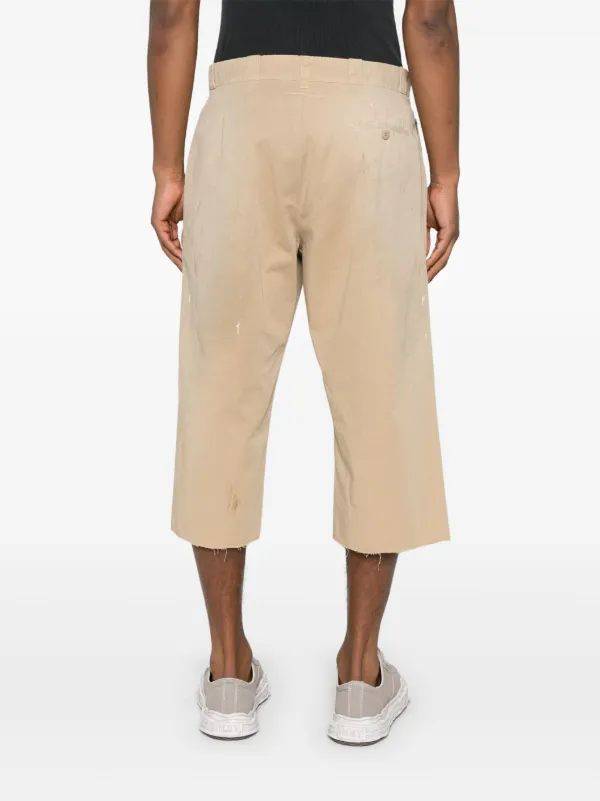 MM6 Maison Margiela paint-splatter Shorts | Neutrals | FARFETCH