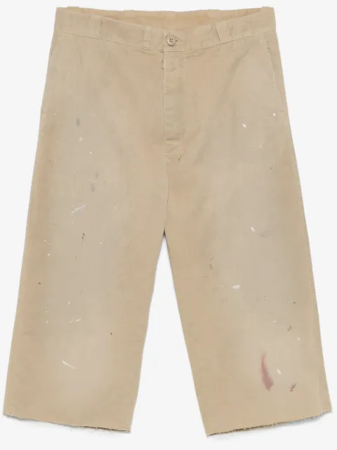 MM6 Maison Margiela paint-splatter shorts