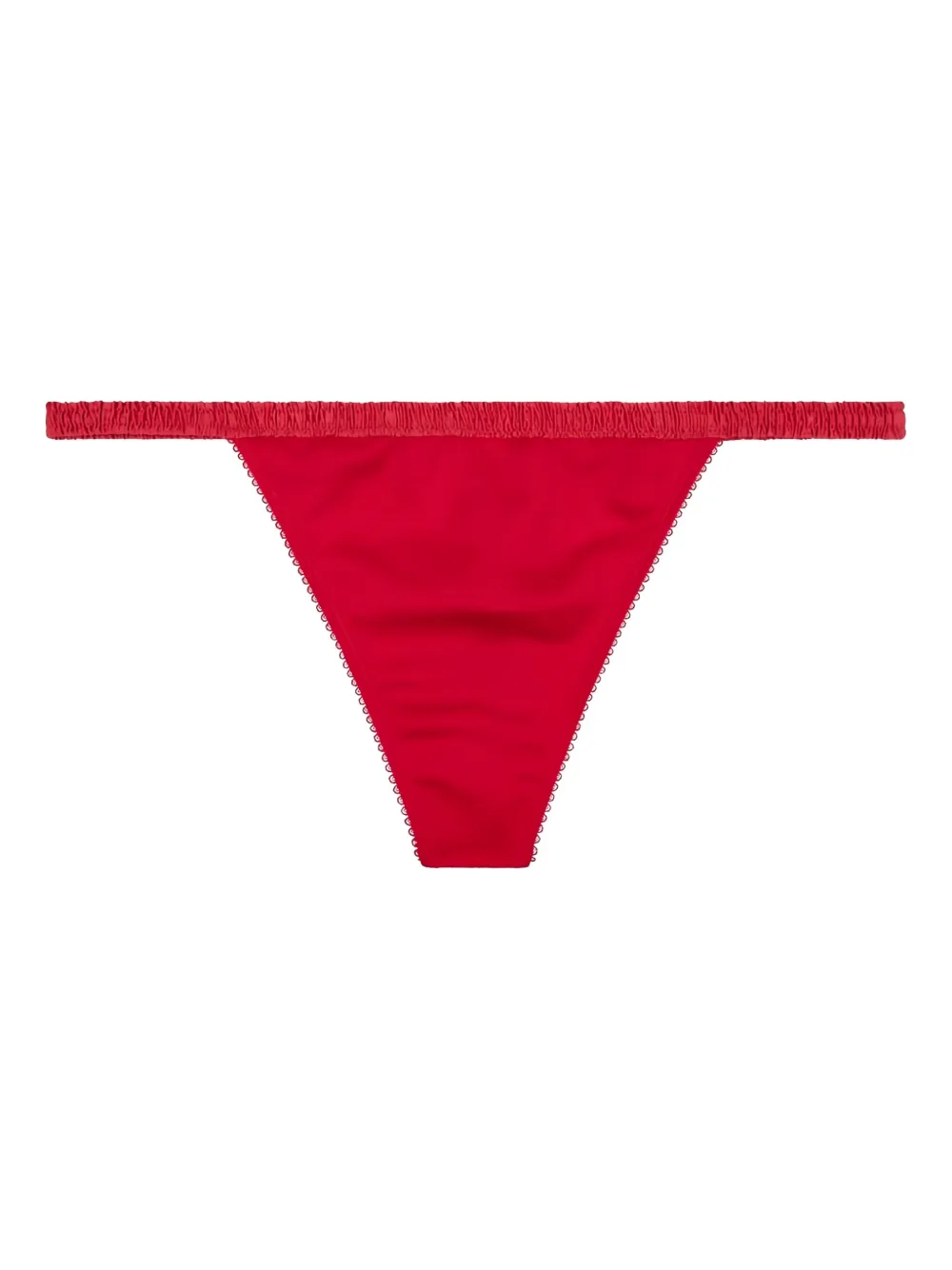 Love Stories lace-trimmed thong - Rood