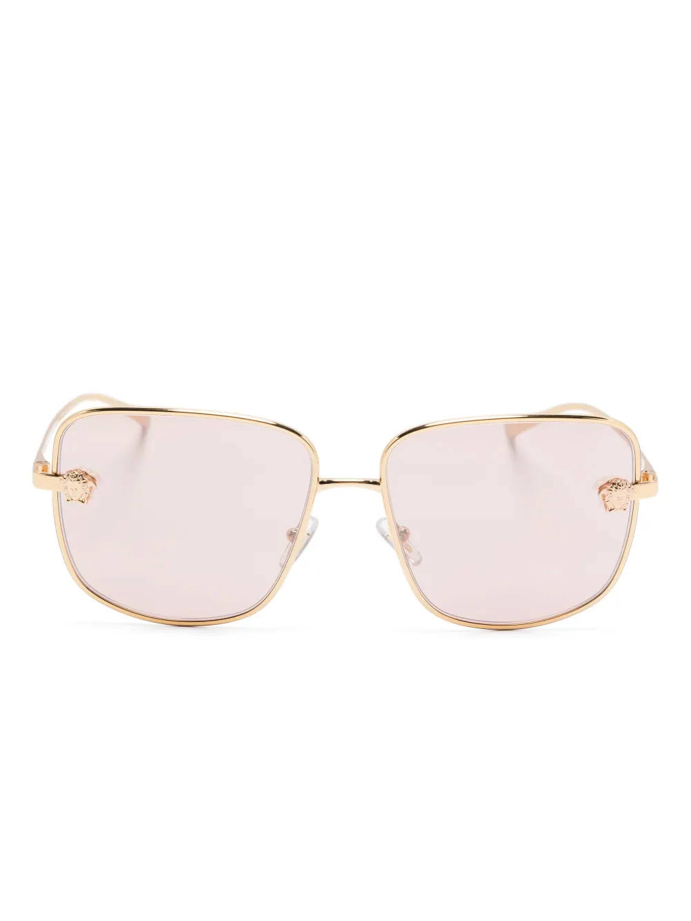 Versace Eyewear Zonnebril met vierkant montuur Goud