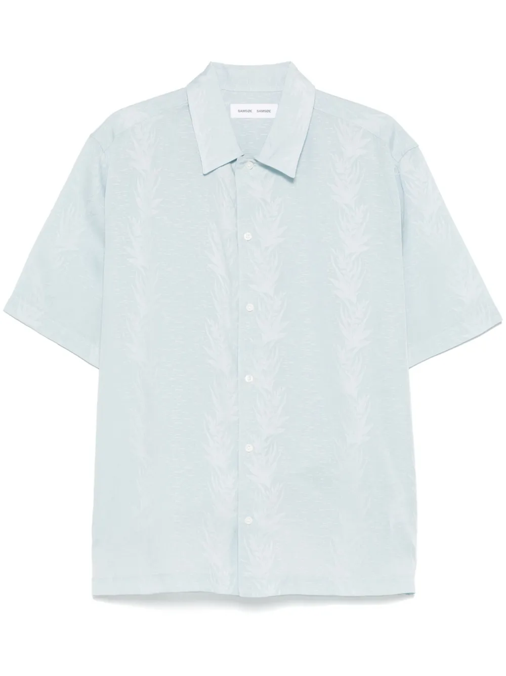 SAMSOE SAMSOE camisa en jacquard de SAMSOE SAMSOE x Sayo | azul | Image 1