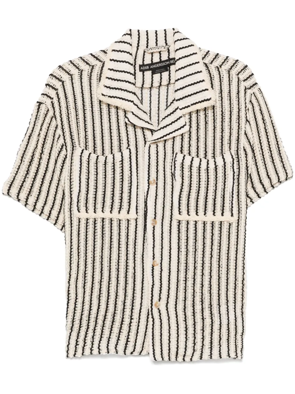 striped knitted shirt