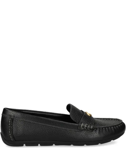 Coach logo-plaque loafers