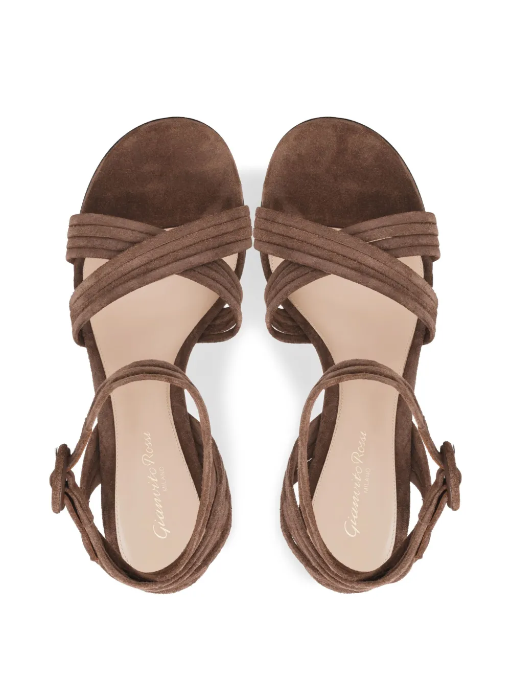 Gianvito Rossi 70mm Lianne sandals Brown