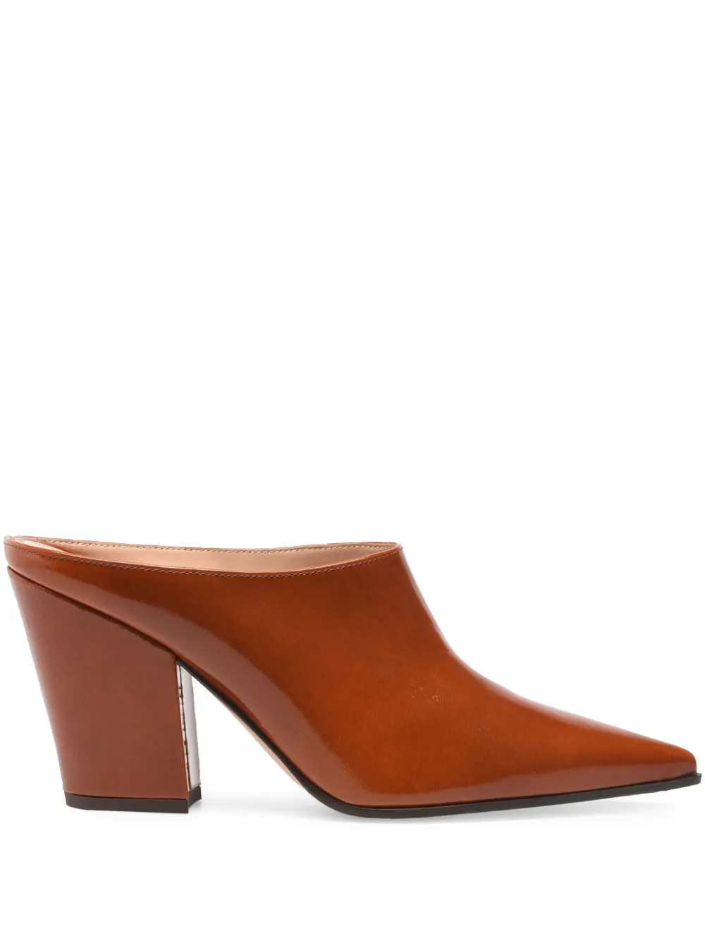 Gianvito Rossi 85mm Keinna mules Brown