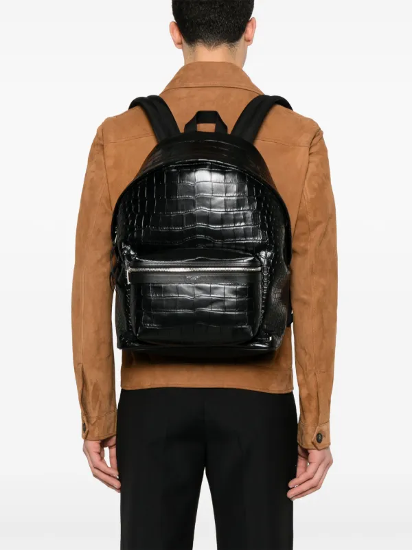 【専用】SAINT LAURENT シティバックパック レザー リュックサック Saint Laurent シティ バックパック | ブラック | FARFETCH JP