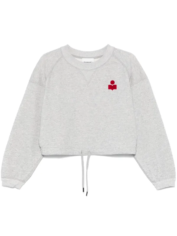 MARANT ÉTOILE Margo Sweatshirt Grey FARFETCH OM