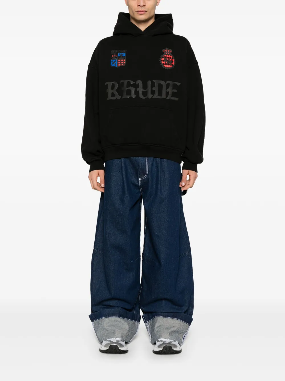 RHUDE Cote D'Azur hoodie Zwart