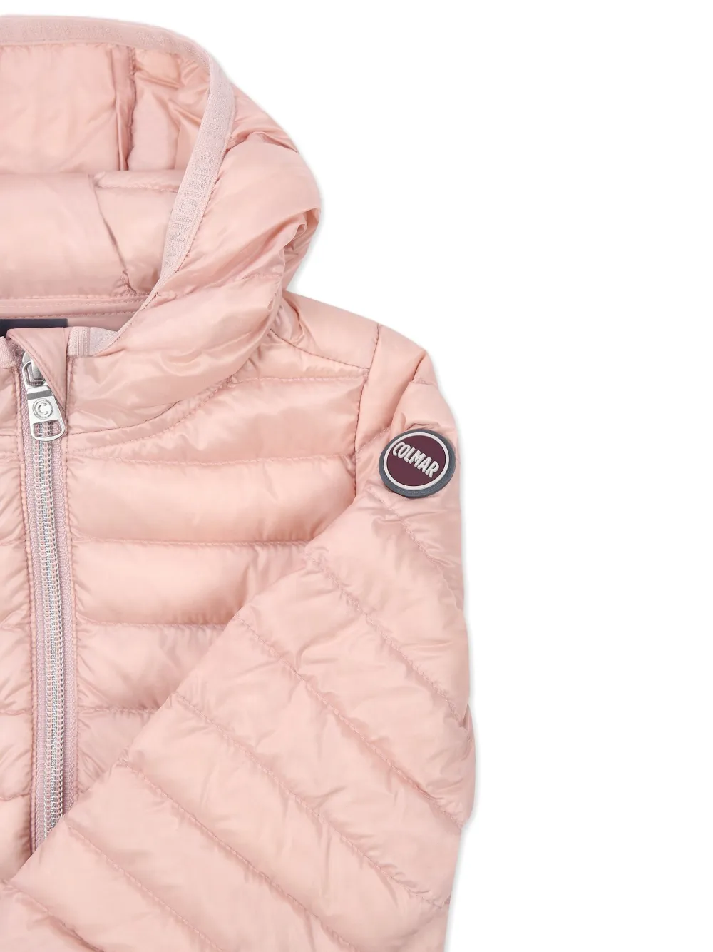 Shop Colmar Logo-appliqué Jacket In 粉色